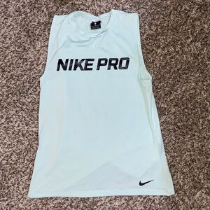 Light Mint Green Nike Pro Tank!